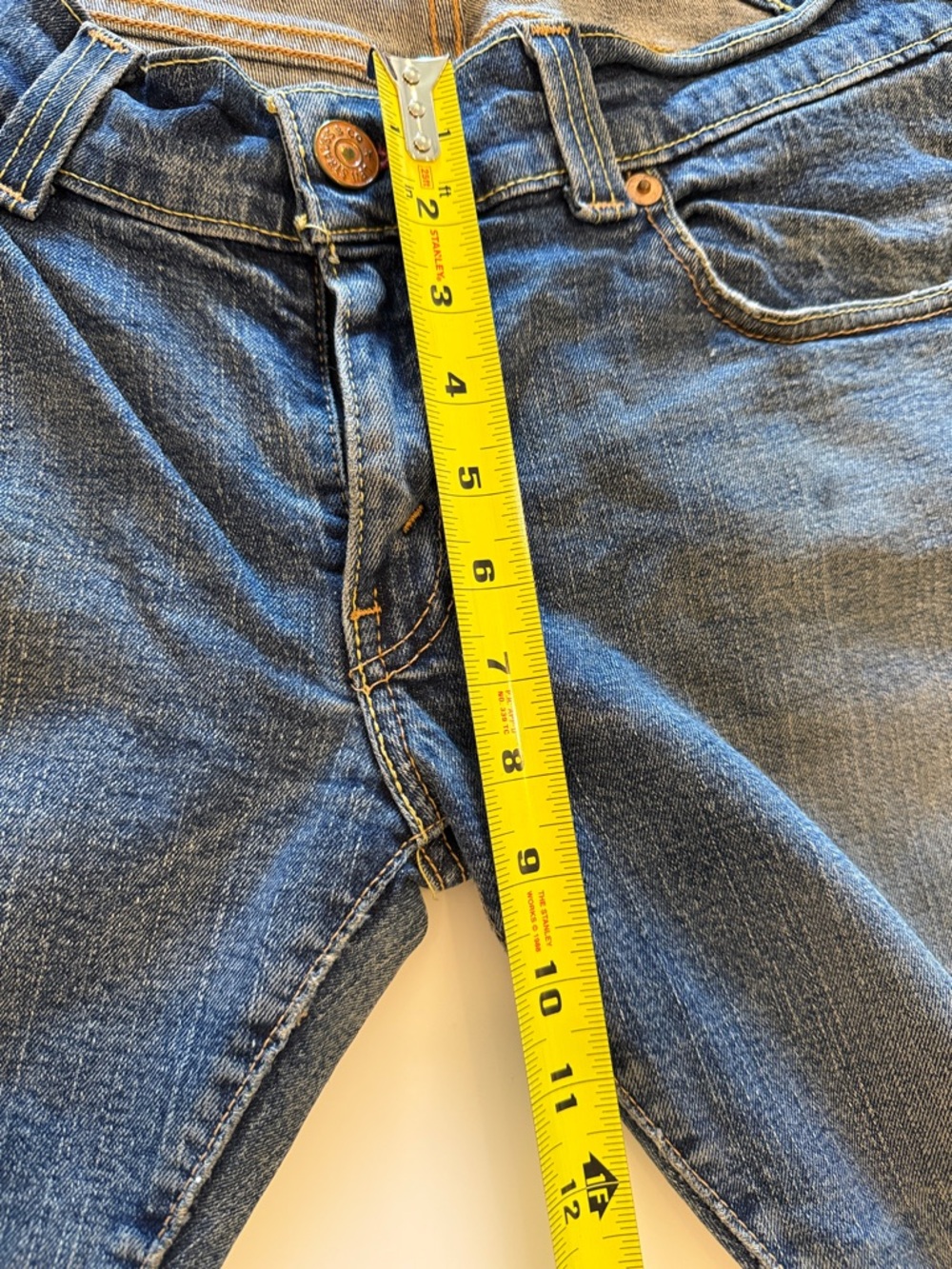 Women’s 504 Slouch Skinny Slim Straight Blue Jeans - Picture 5 of 14